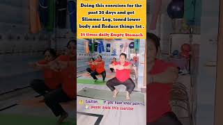 Yoga Doing this Exercise got Slimmer LegToned Lower Body amp Reduce Thighs Fatyogastudio [upl. by Abih]