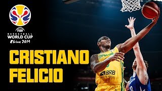 Cristiano Felicio  ALL his BUCKETS amp HIGHLIGHTS from the FIBA Basketball World Cup 2019 [upl. by Nibot]