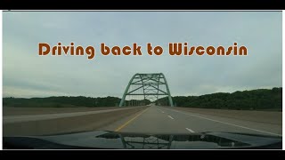 Driving from Dubuque Iowa to the WI State Line driving views dubuque iowa wi summer [upl. by Gusba]