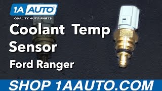 How to Replace Coolant Temperature Sensor 0111 Ford Ranger 40L [upl. by Ecnarolf]