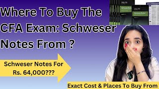 CFA Exam Schweser Notes  Where Can You Get The Latest Edition At The Best Price [upl. by Annetta897]