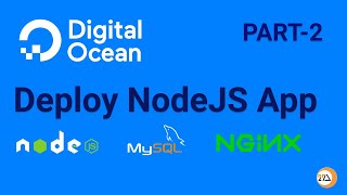 Part 2 Deploy Nodejs App To DigitalOcean Server  DigitalOcean Crash Course [upl. by Eedrahc]