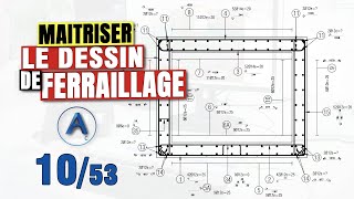 Les PRINCIPES du dessin de FERRAILLAGE [upl. by Linneman]