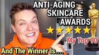 ANTIAGING SKINCARE AWARDS  Top 10 anti Ageing Serums 2022 [upl. by Elak895]