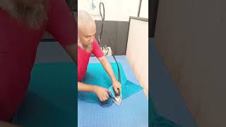 steam ironhow to iron a shirthow to fold a shirt [upl. by Cottrell]