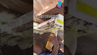 Clean Air Cooler Honeycomb Pads At Home shorts diy cooler viral shortvideo [upl. by Arodnap]