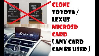 PDBSHSEC HOW TO USE ANY CARD TO CLONE TOYOTA  LEXUS MICROSD  NO CID NEEDED 😮 [upl. by Ratib]