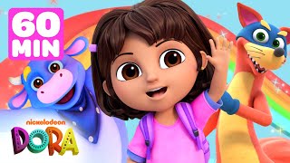 Dora FULL EPISODES Marathon ➡️  5 Episodes in 1 Hour  Dora amp Friends [upl. by Oiludbo]