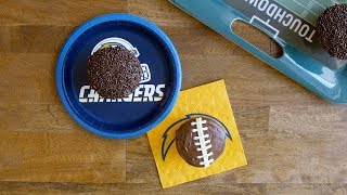 Tailgate Recipe Boston Cream Cupcakes  LA Chargers [upl. by Eirol]