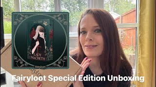 Fairyloot Special Edition Unboxing  Lady Macbeth [upl. by Katine201]