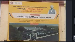 Muktsar railway station redevelopment and electrification latest updateNew shedplatform details [upl. by Pesek]