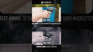 32 SampW Long Magtech 98gr Wadcutter Ruger LCR Ammo Review edc ammo ballistics rugerlcr revolver [upl. by Ais399]