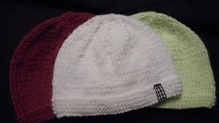 tuto tricot bonnet bébé [upl. by Rosalynd]