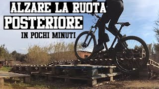 come alzare la ruota posteriore della bici MTB ita [upl. by Estella503]