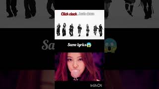 Bm  click black amp bp  boombayah same lyrics😰 fypシ゚ viralblackpink babymonster [upl. by Marba]