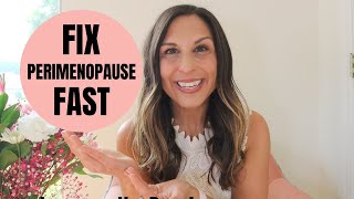 Fix Perimenopause Symptoms with PostMenopausal Hormone Replacement Therapy [upl. by Mitzie777]