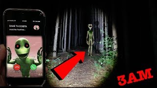 CALLING DAME TU COSITA ON FACETIME IN SLENDERMAN FOREST  I FOUND DAME TU COSITA IN A FOREST [upl. by Palladin35]