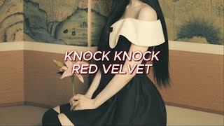 Red Velvet quotKnock Knock Whos Therequot Easy Lyrics [upl. by Hannan89]