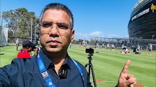 Vimal Kumar is live from India nets in Perth [upl. by Mintz215]