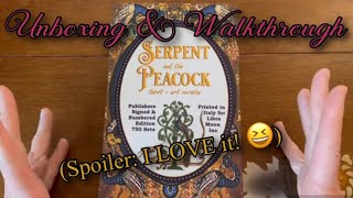 Unboxing amp Deep Dive Into the Serpent and the Peacock Tarot [upl. by Werdnael]