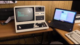 TRS80 Model 4 Converting My trsnic To TRSIO [upl. by Eerrehs]