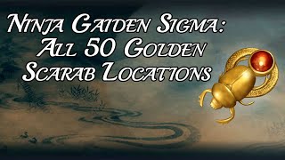 All 50 Ninja Gaiden Sigma Golden Scarab Locations [upl. by Ahsieat]