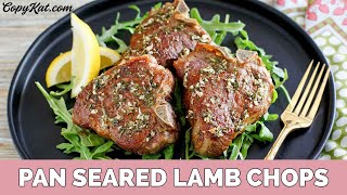 Pan Seared Lamb Chops [upl. by Faythe]