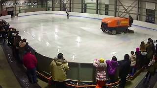 Zamboni goes straight into the boards [upl. by Bodkin957]