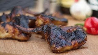 Sticky smokedbeer chicken wings [upl. by Constantina]