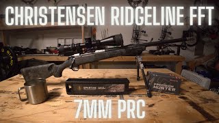 7 PRC  Christensen Ridgeline FFT Rifle Build  Shot at 550 Yards [upl. by Giovanna]