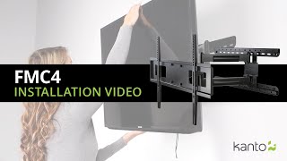 FMC4 TV Mount Installation Guide  Kanto Mounts [upl. by Deryl]