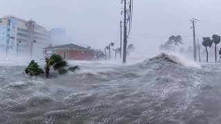 15ft Storm Surge Washes Away Homes in Ft Myers Beach  Hurricane Ian [upl. by Glenda477]