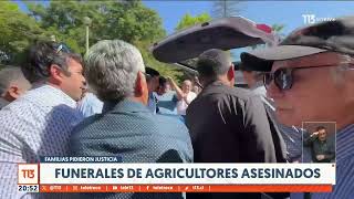 Funerales de los agricultores asesinados en Malloa familiares reiteraron llamado por justicia [upl. by Yraccaz]