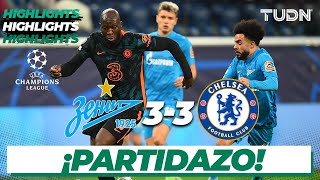 Highlights  Zenit 33 Chelsea  Champions League 2122  J6  TUDN [upl. by Kamaria]