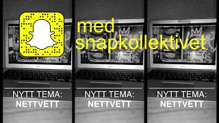 Snapkollektivet om Nettvett  teaservideo til Arendalsuka [upl. by Ennaitsirhc]