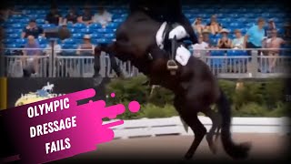 Dressage Disaster Olympic Fail Compilation [upl. by Weisberg629]