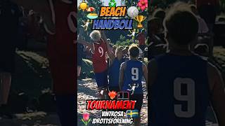 🤾🏿‍♂️🏖 Beach 🥅 Handboll 🏐🇸🇪 handboll handball beachhandball [upl. by Katuscha140]