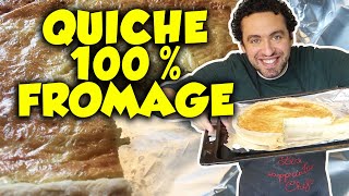 QUICHE 100 FROMAGE  Recette facile et rapide [upl. by Kaile]