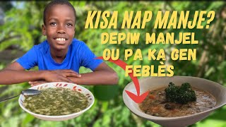 Haitian recipe Bagay ou pa tap janm ka kwè Men kijan nou tap prepare yon bon soup pen ak Moringa [upl. by Pish]