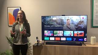 Sony talks 2023 Google TV Bravia Cam Eco Dashboard more [upl. by Nira]