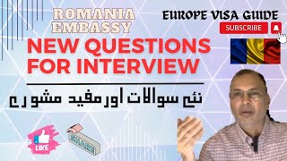 Romania Embassy Interview New Questions and Some other Useful Tips Europe Visa Guide [upl. by Ingmar984]