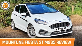 Mountune m235 tuned Fiesta ST Mk8 FULL REVIEW with exhaust [upl. by Hannasus580]