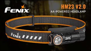 Fenix HM23 V20 AAPowered Headlamp [upl. by Biegel]