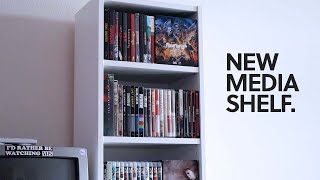 Building my new media shelf amp organizing my movie collection [upl. by Schaefer]