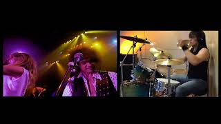 Saxon  Ride Like the Wind  Drum Cover [upl. by Asli634]