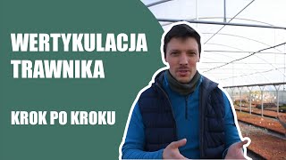 Wertykulacja trawnika Jak wykonać wertykulację trawnika Co zrobić z trawnikiem po zimie [upl. by Gebler]