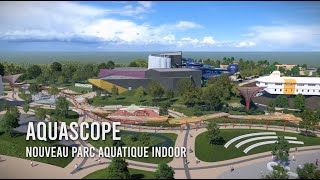 Aquascope  premières images du parc aquatique du Futuroscope [upl. by Ailongam]