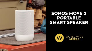 Review Sonos Move 2 Portable Smart Speaker with 24Hour Battery Life Bluetooth and WiFi [upl. by Cass]