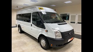 Ford Transit Minibus 17 Seat  Walk Around Video [upl. by Woehick]