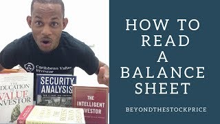 How To Read A Balance Sheet  Balance Sheet Tutorial  Using A Balance Sheet to Analyse a Company [upl. by Jung]